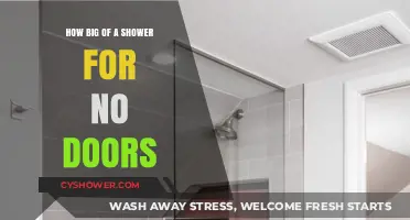 Designing Doorless Showers: Ideal Size for Open, Spacious Bathing