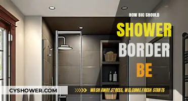 Optimal Shower Border Size: A Guide for Bathroom Renovations