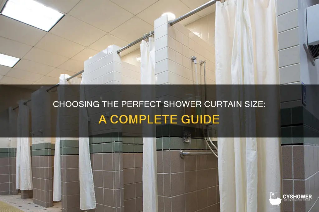 how big should shower curtain he