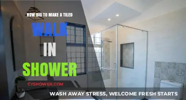 Designing the Perfect Tiled Walk-In Shower: Optimal Size Guide
