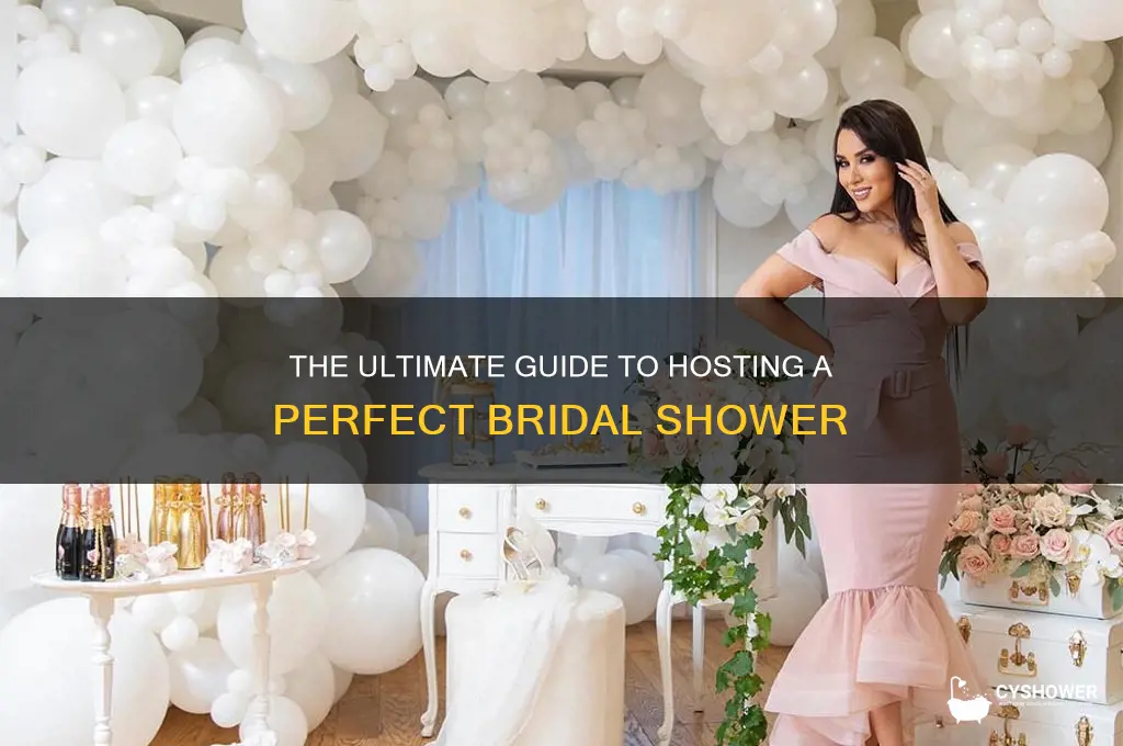how bridal shower is done