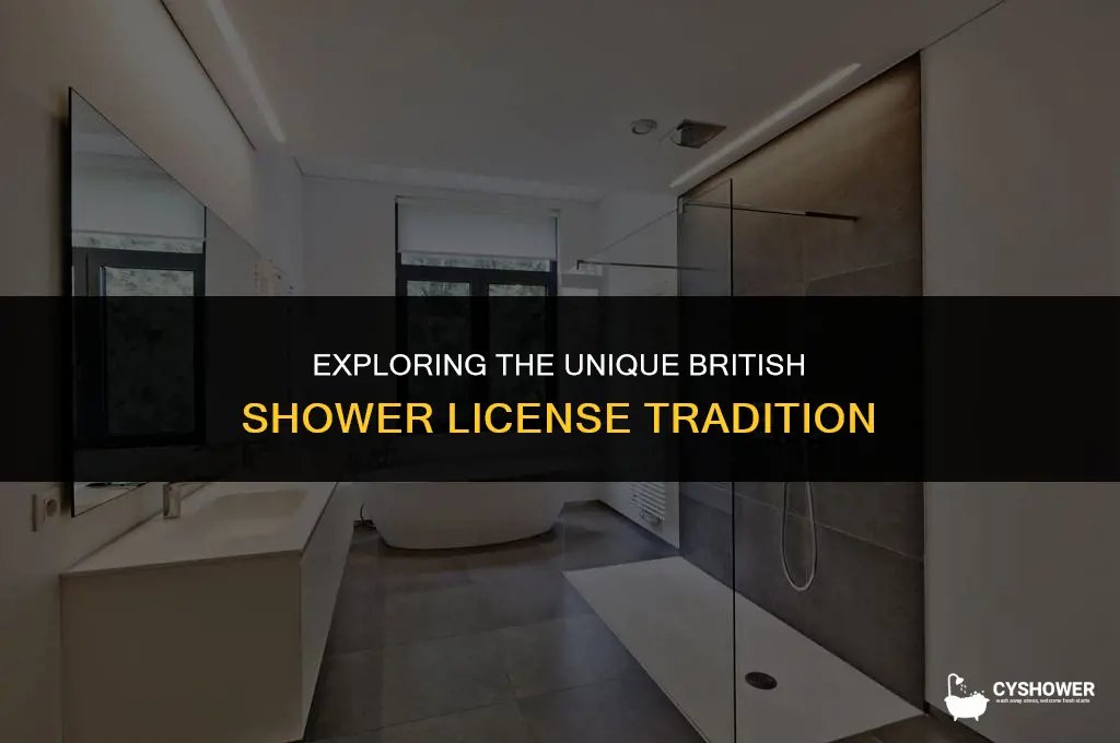 how british people shower shower license