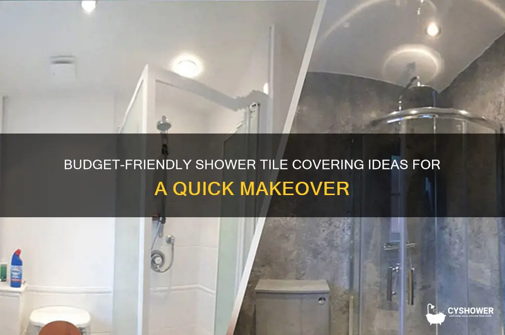 how can i cover my shower tile cheaply