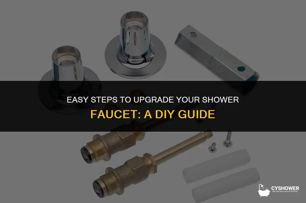 how change shower faucet