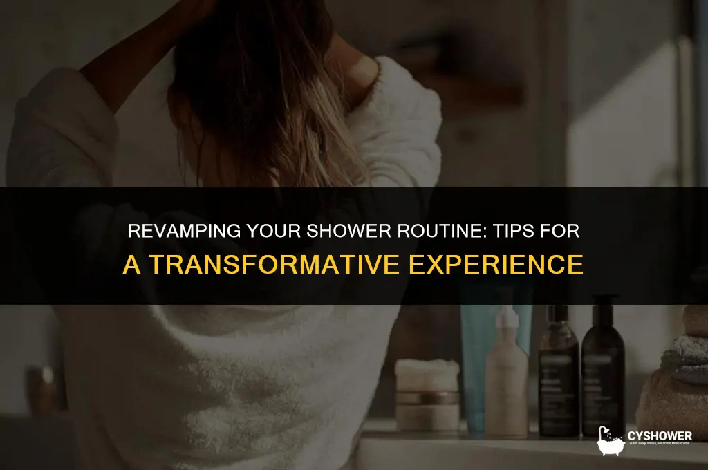 how change shower