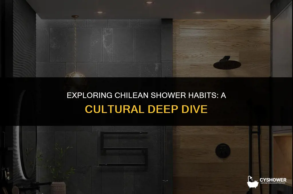how chileans shower