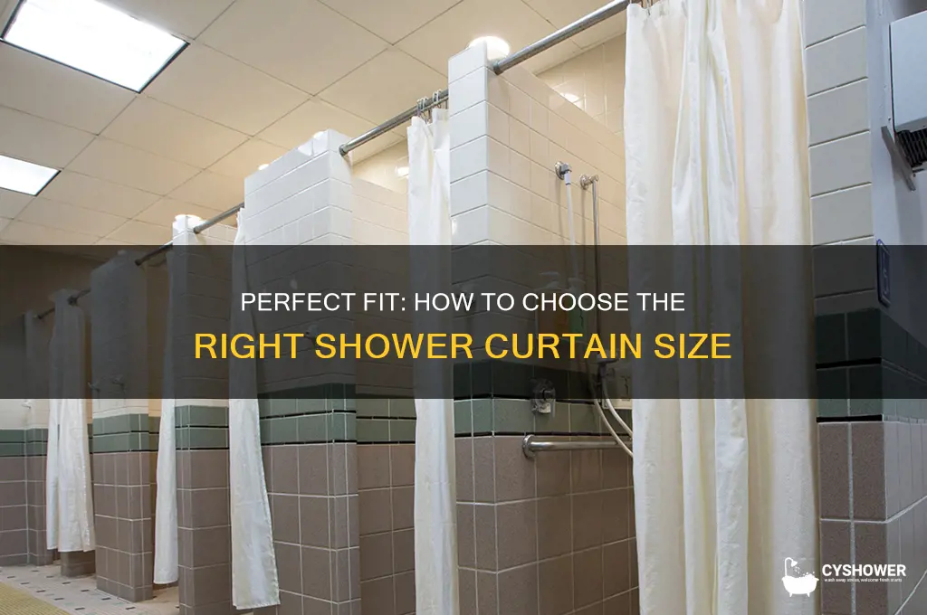 how choose shower curtain size