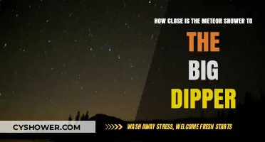 Meteor Shower's Proximity to the Big Dipper: A Celestial Guide
