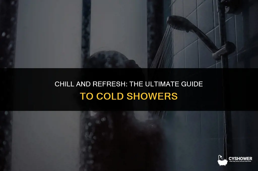 how cold cold shower