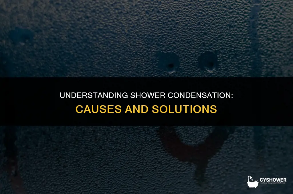 how condensation works in the shower