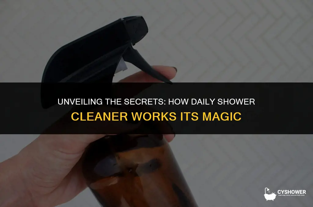 how daily shower cleaner works
