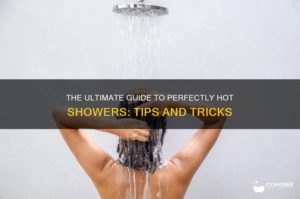 how damn hot water hot shower