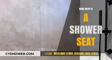 Exploring Comfort: The Ideal Depth for Your Shower Seat