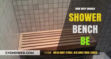 Optimal Depth for Shower Benches: A Comprehensive Guide