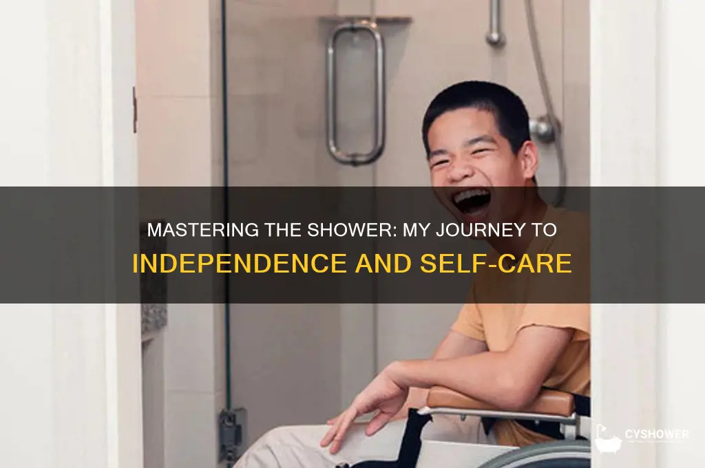 how did i learn to take a shower