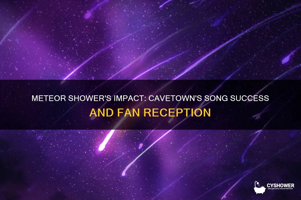 how did meteor shower do as a song cavetown