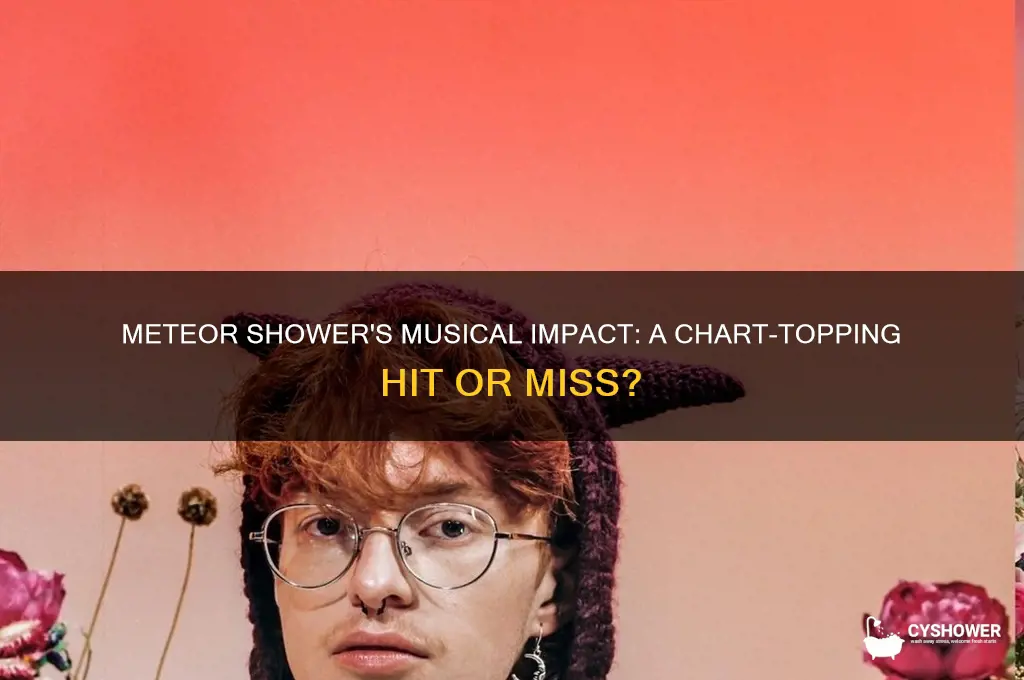 how did meteor shower do as a song