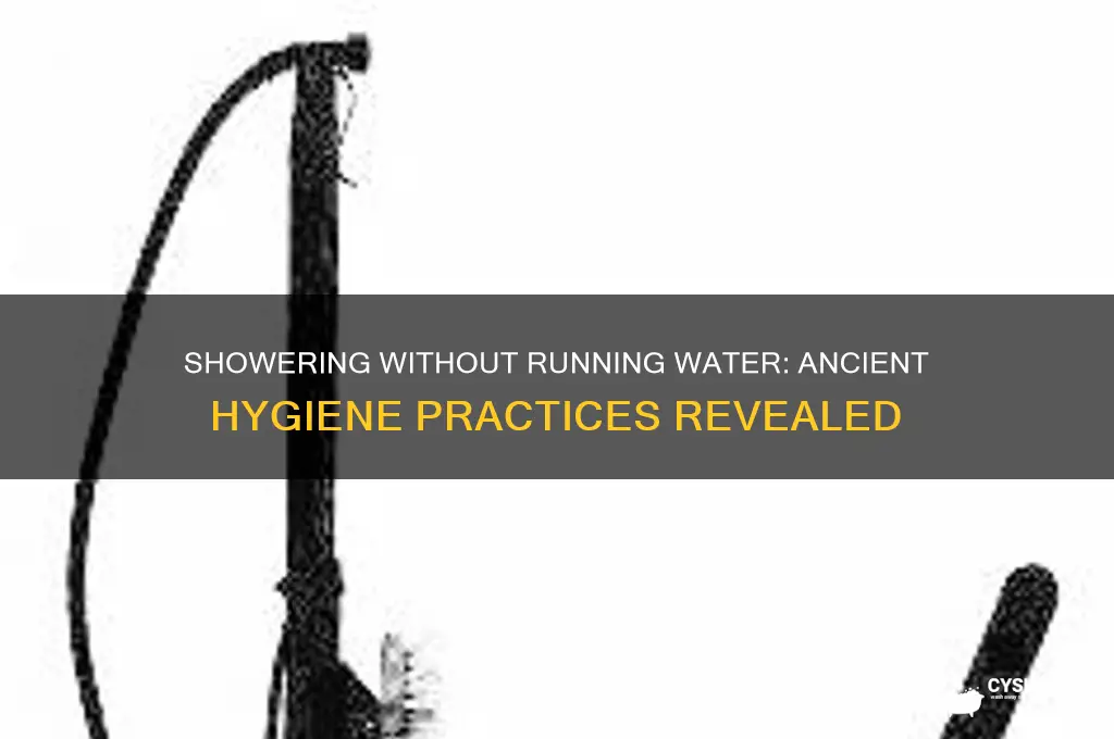 how did people have a shower before running water