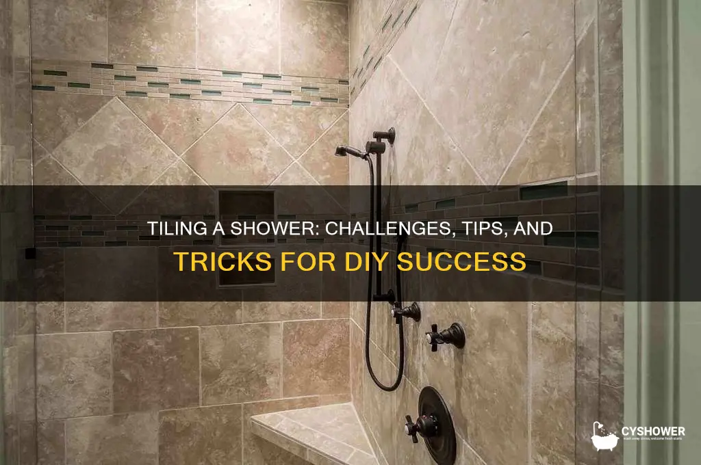 how difficult is it to tile a shower