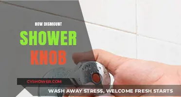 Easy Steps to Dismount Your Shower Knob: A DIY Guide