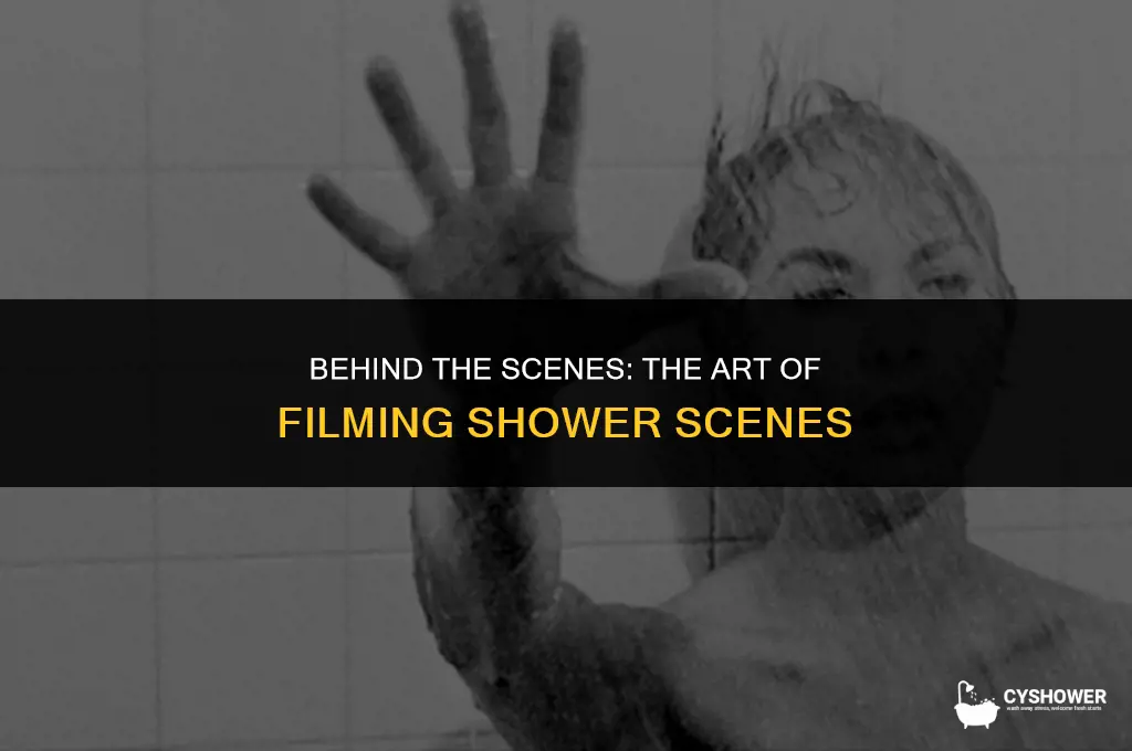 how do actors do shower scenes