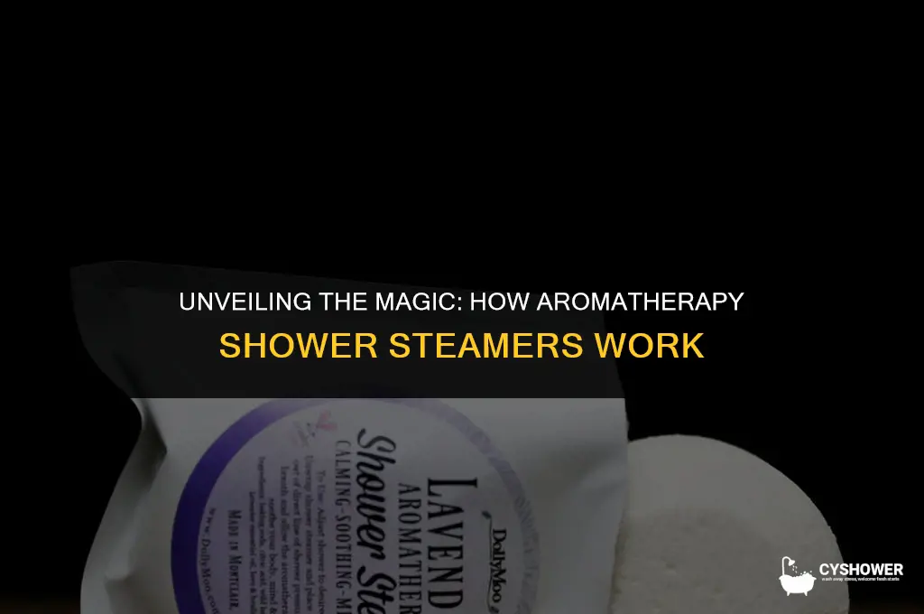 how do aromatherapy shower steamers work