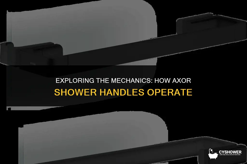 how do axor shower handles work