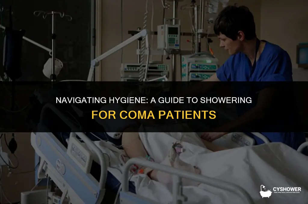 how do coma patients shower