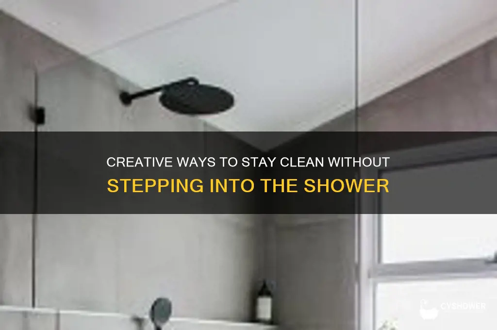 how do i bathe without getting into the shower