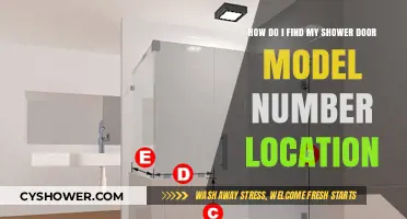 Locate Your Shower Door Model Number: A Quick Guide