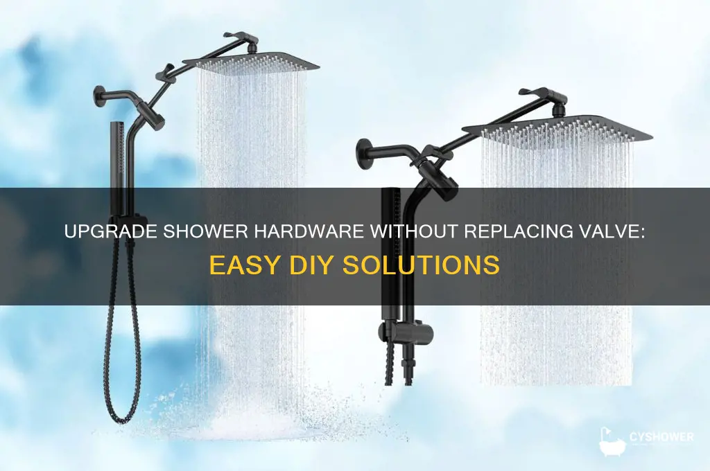 how do i find shoer hardware without replacing shower valve