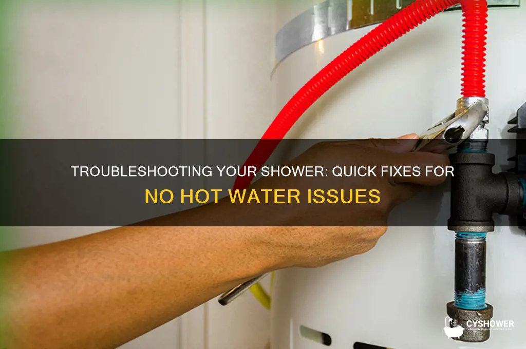how do i fix my shower it wont get hot