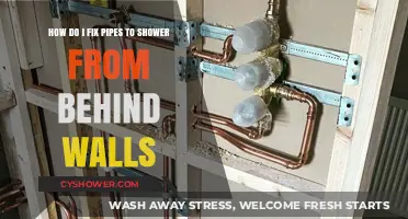 Fixing Shower Pipes Behind Walls: A Step-by-Step DIY Guide