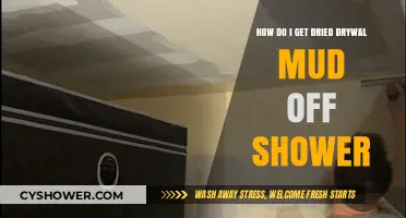Effective Tips to Remove Dried Drywall Mud from Your Shower