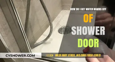 Effective Ways to Remove Water Marks from Your Shower Door