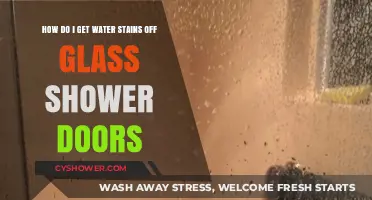 Effective Ways to Remove Water Stains from Glass Shower Doors