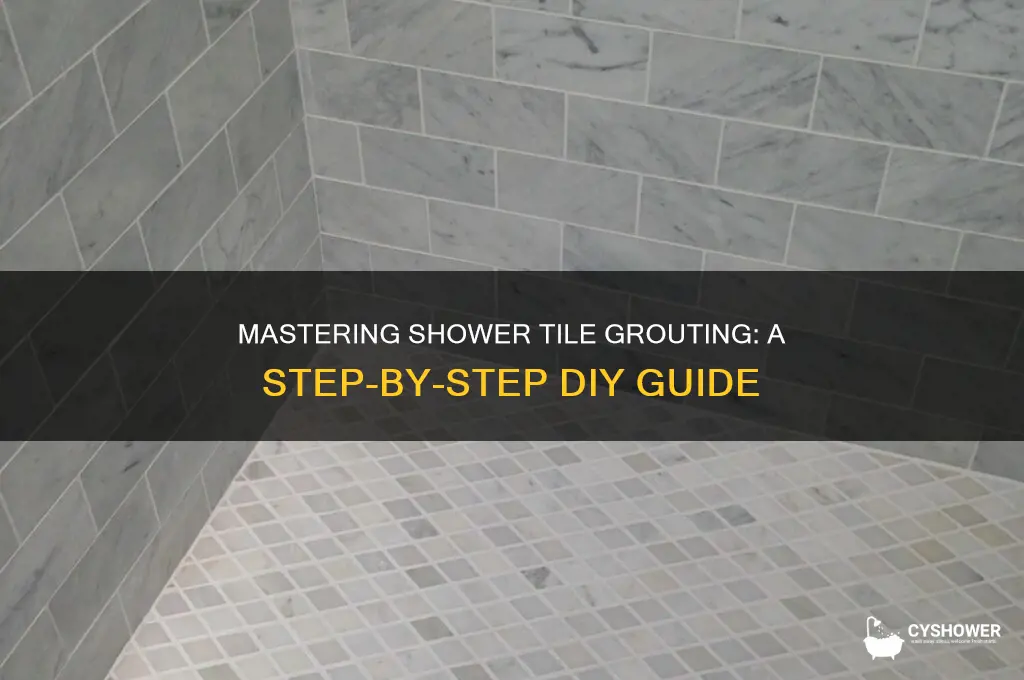 how do i grout shower tile