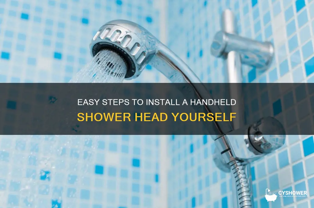 how do i install a handheld shower head