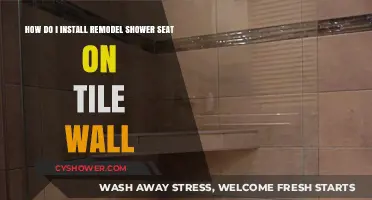 Easy Steps to Install a Remodel Shower Seat on Tile Walls
