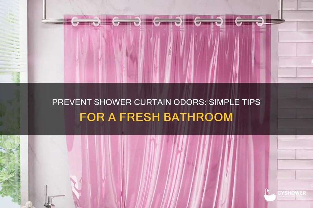 how do i keep my shower curtain from smelling
