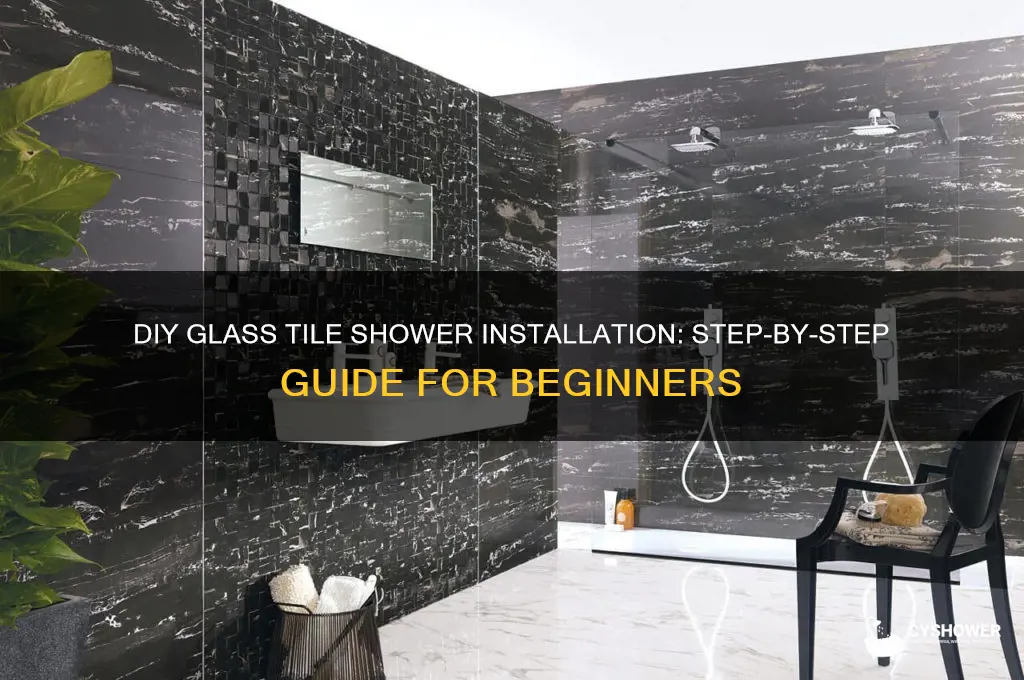 how do i make glass tile for my shower