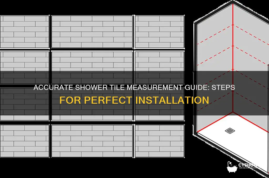 how do i measure a shower for tile