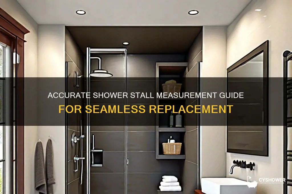 how do i measure my shower stall for replacement