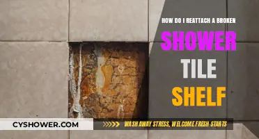 DIY Guide: Reattaching a Broken Shower Tile Shelf Easily