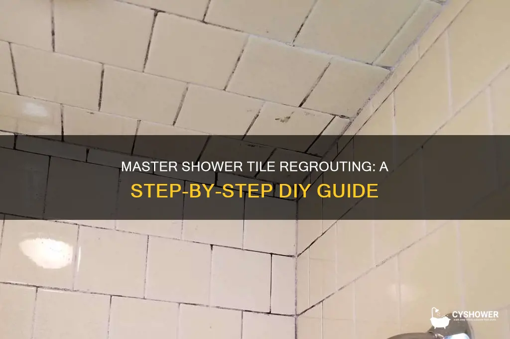 how do i regrout the tiles in my shower