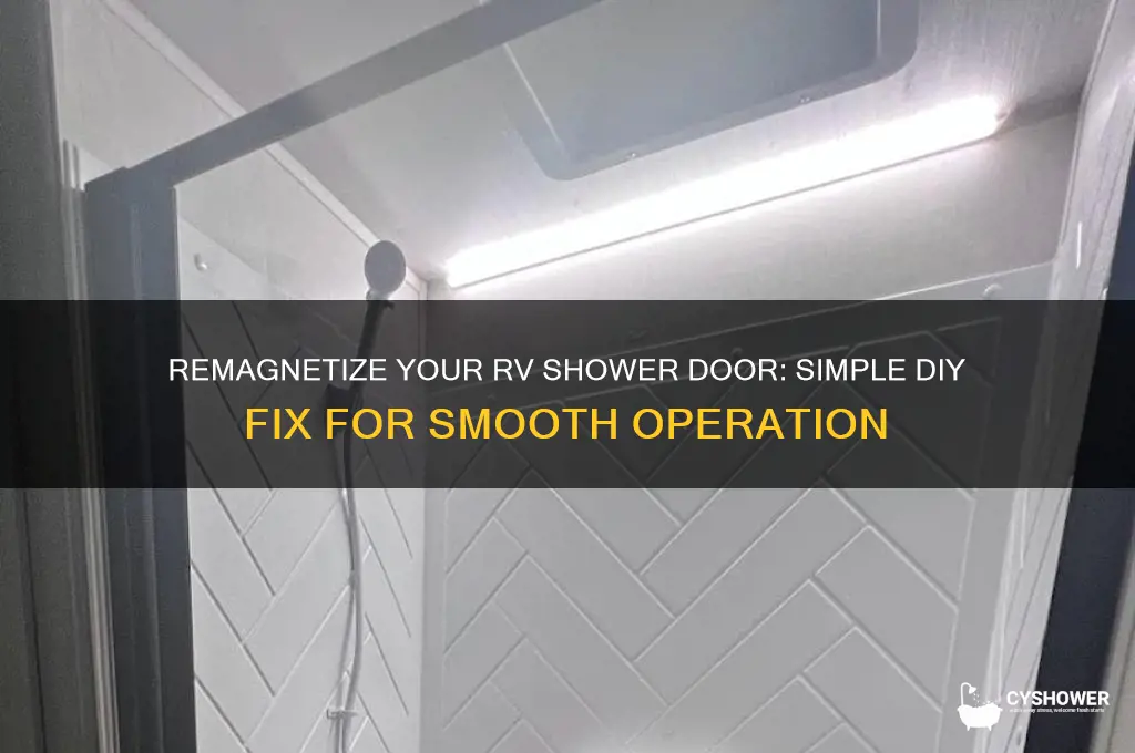 how do i remagnetize my rv shower door
