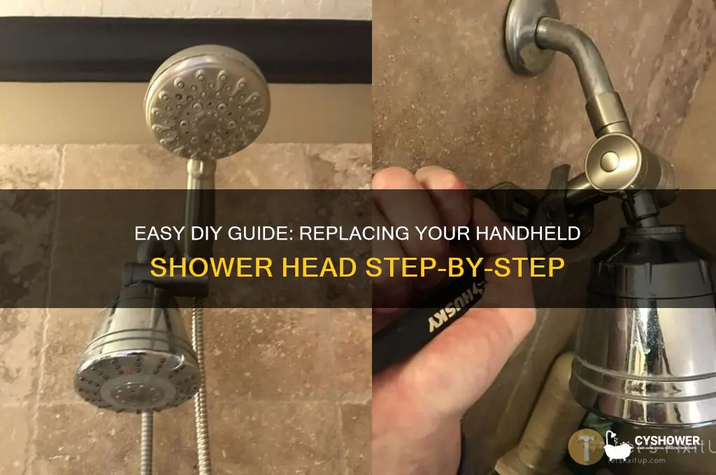 how do i replace a hand held shower head