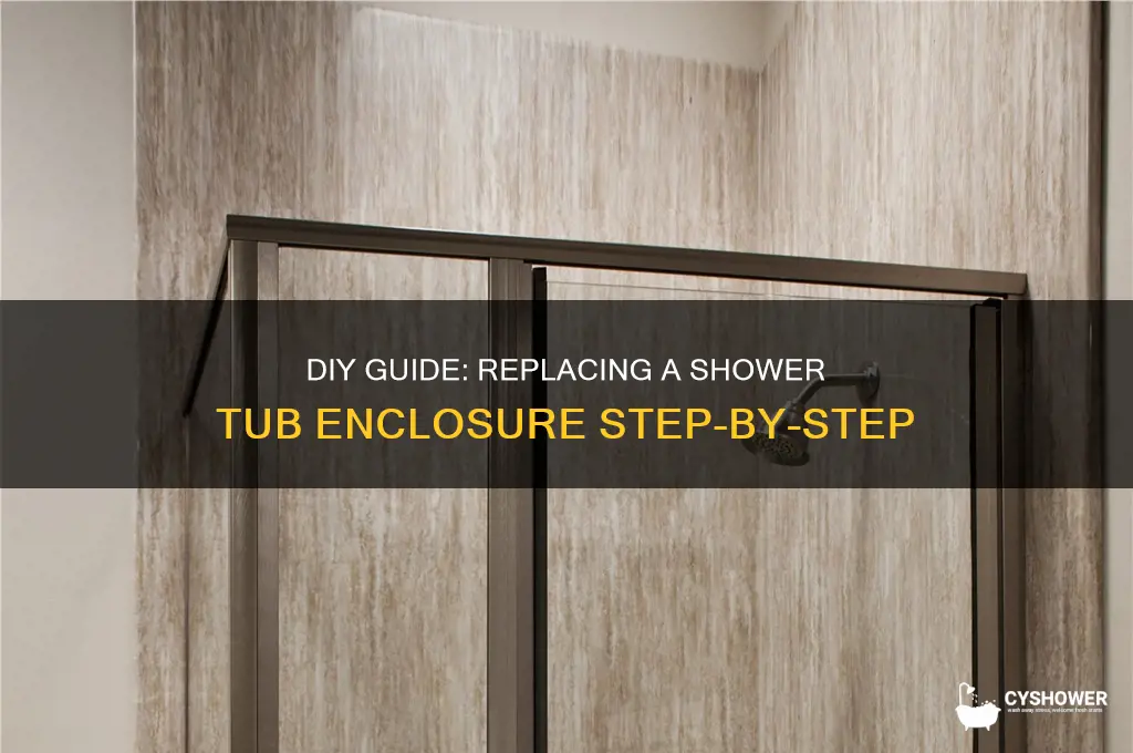 how do i replace a shower tub enclosure wiki