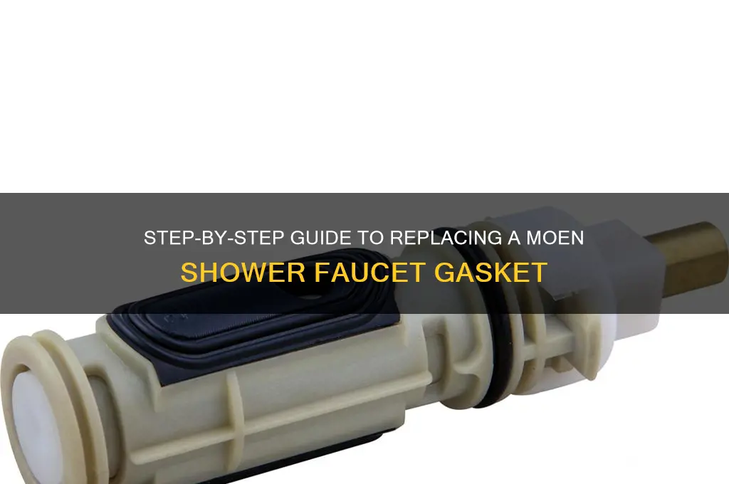 how do i replace gasket on moen shower faucet