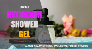 Revitalize Your Shower Gel: A Simple Guide to Restoring Thickness